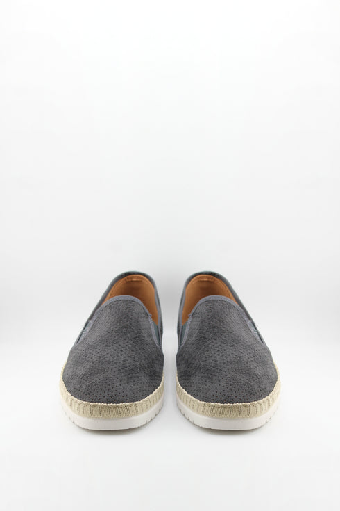 Verbenas Men Textured Slip-On Espadrille Loafers